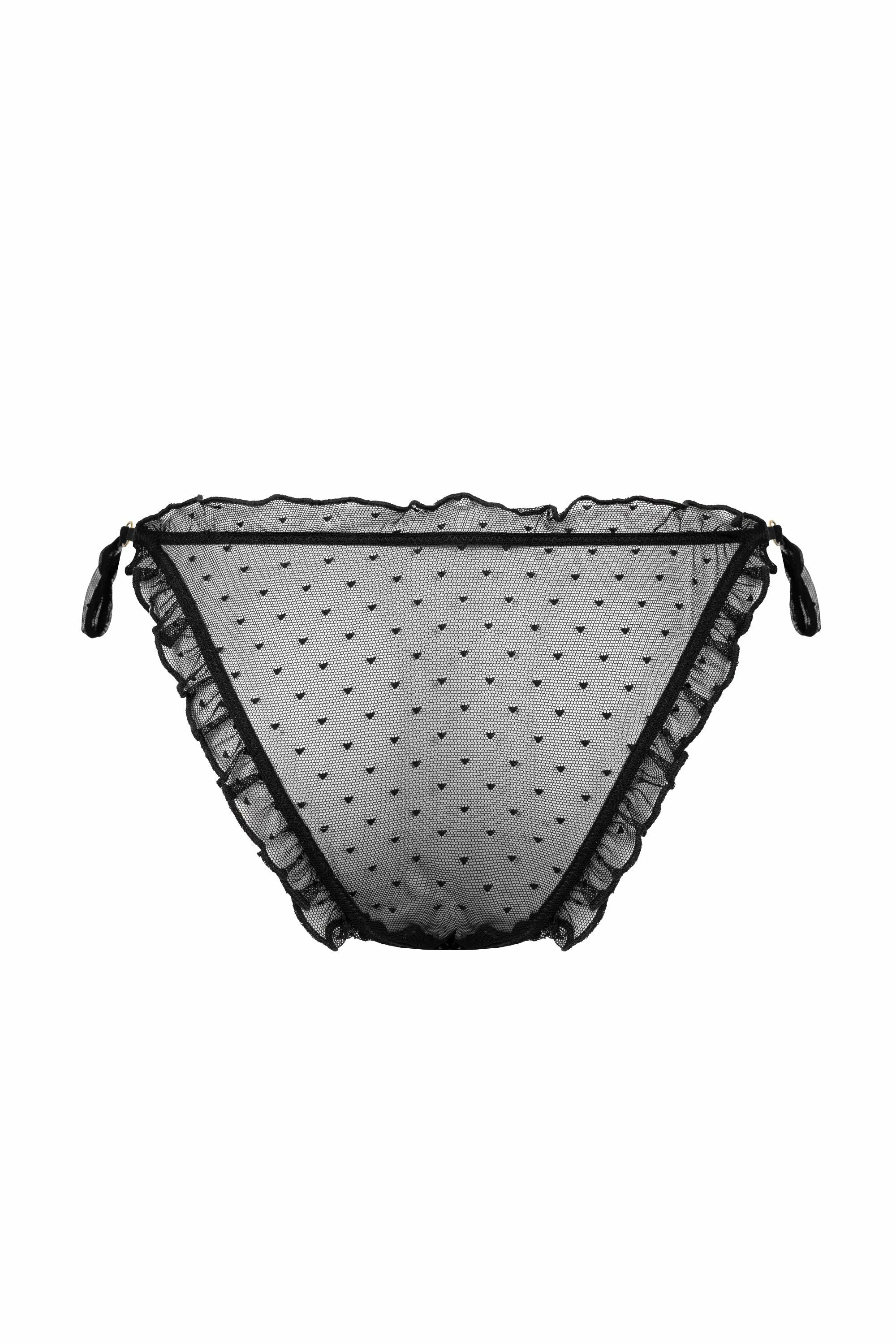 Coup de Foudre plumetis tulle tie-side brief